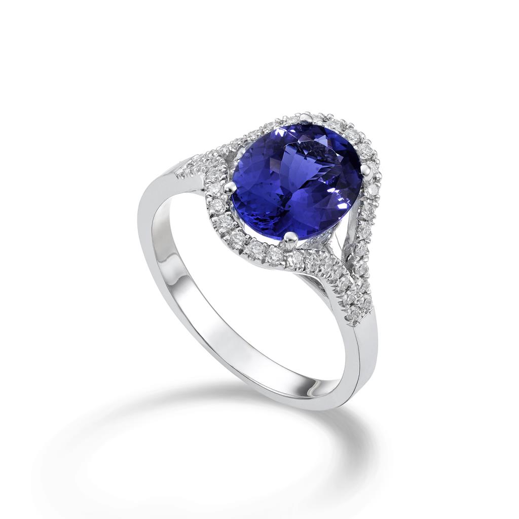 ANELLO TANZANITE OVALE - GOLAY