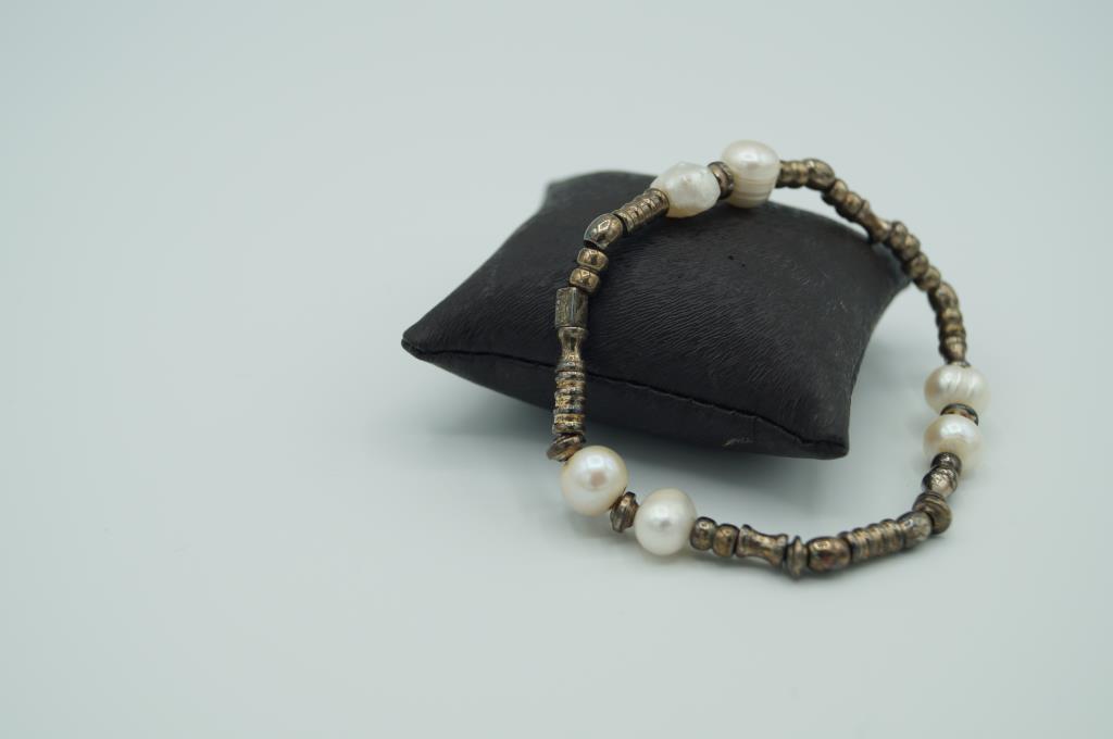 BRACCIALE ELASTICO PERLE - MANFREDI