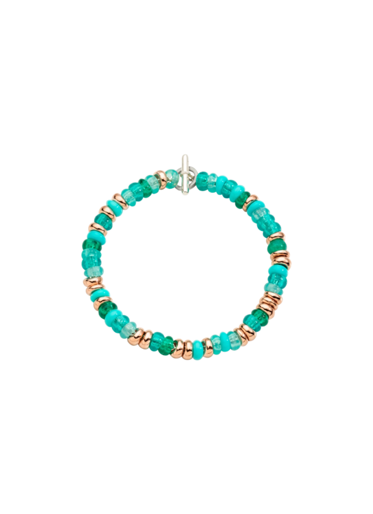 BRACCIALE RONDELLE  AZZURRO - DODO