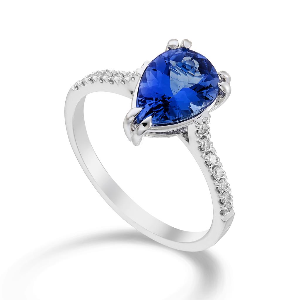 ANELLO TANZANITE GOCCIA - GOLAY