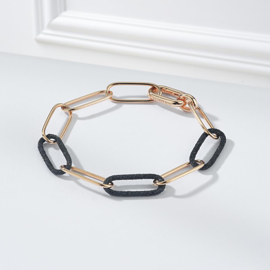 Bracciale catena Lucido Rosa Polvere di Sogni - PESAVENTO