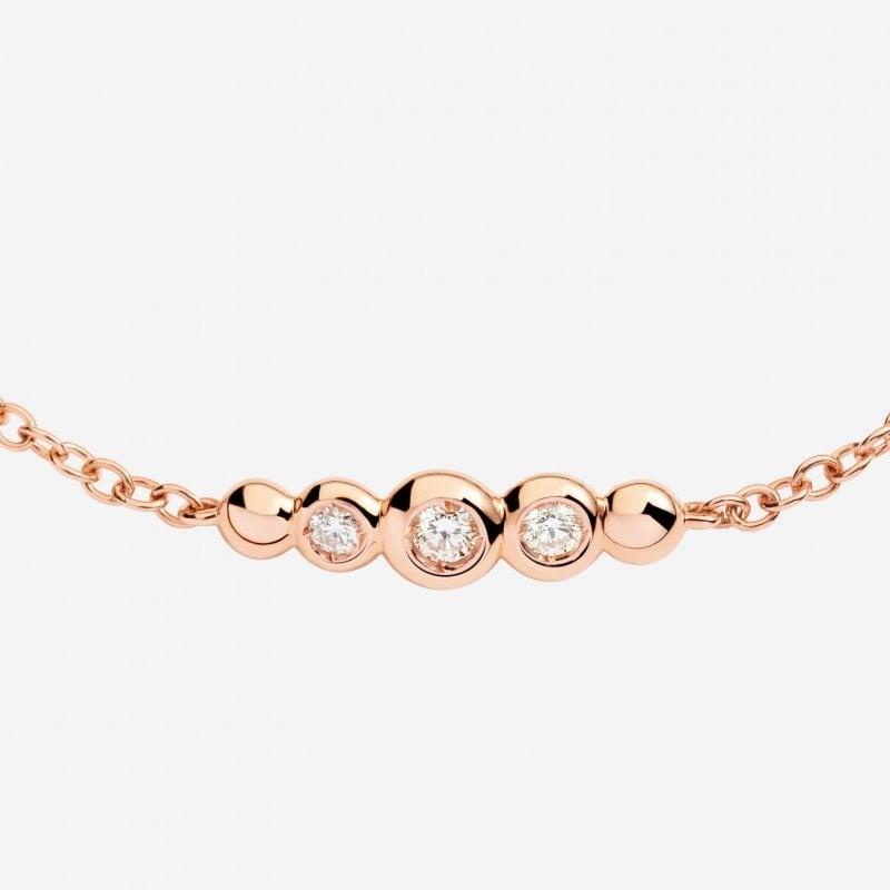 Bracciale Bollicine - Oro Rosa & Diamanti - Dodo - DODO